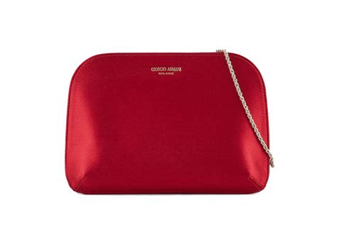 pochette raso rosso fendi|Clutches & Pochette .